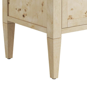 Modway Furniture Elysian 48" Wood Bathroom Vanity Cabinet – Stylish Storage Solution for Modern and Transitional Spaces Burl EEI-6140-BUR