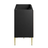 Modway Furniture Alchemist 48" Bathroom Vanity Cabinet (Sink Basin Not Included) Black Gold 18 x 47 x 33