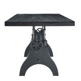 Modway Furniture Genuine 96" Adjustable Height Dining and Conference Table Black Black 39 x 96 x 29