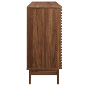 Modway Furniture Render Bar Cabinet by Modway - Mid-Century Modern Design for Stylish Storage and Entertaining Walnut EEI-6156-WAL