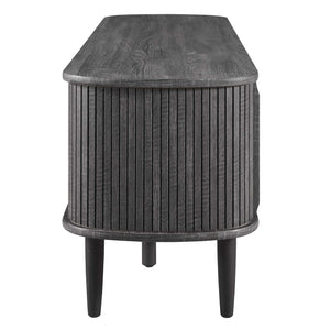 Modway Furniture Contour 55" TV Stand by Modway - Stylish Mid-Century Design with Versatile Storage for All Spaces Charcoal EEI-6158-CHA