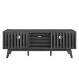 Modway Furniture Iterate 59" TV Stand Charcoal 17.5 x 58.5 x 22