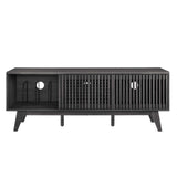 Modway Furniture Iterate 59" TV Stand Charcoal 17.5 x 58.5 x 22