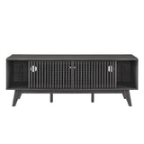 Modway Furniture Iterate 59" TV Stand Charcoal 17.5 x 58.5 x 22