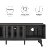 Modway Furniture Iterate 59" TV Stand Charcoal 17.5 x 58.5 x 22