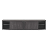 Modway Furniture Resonance 60" Wall-Mount TV Stand Charcoal 60 x 14 x 12