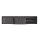 Modway Furniture Resonance 60" Wall-Mount TV Stand Charcoal 60 x 14 x 12