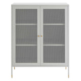 Modway Furniture Covelo 32" Accent Cabinet Light Gray 15.5 x 31.5 x 40