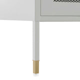 Modway Furniture Covelo Nightstand Light Gray 14 x 17.5 x 19.5