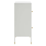 Modway Furniture Covelo 33" Accent Cabinet Light Gray 14 x 17.5 x 33