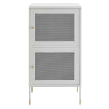 Modway Furniture Covelo 33" Accent Cabinet Light Gray 14 x 17.5 x 33