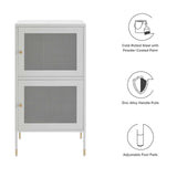 Modway Furniture Covelo 33" Accent Cabinet Light Gray 14 x 17.5 x 33