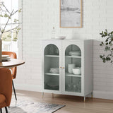 Modway Furniture Archway Accent Cabinet Light Gray 16 x 31.5 x 40