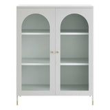 Modway Furniture Archway Accent Cabinet Light Gray 16 x 31.5 x 40