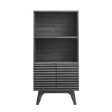 Modway Furniture Render Display Cabinet Bookshelf Charcoal 15.5 x 23 x 48.5