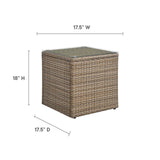Modway Furniture Convene Outdoor Patio Side Table EEI-6240