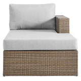 Modway Furniture Convene Outdoor Patio Outdoor Patio Right-Arm Chaise Cappuccino Gray 35 x 64 x 25.5