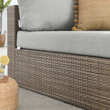 Modway Furniture Convene Outdoor Patio Outdoor Patio Right-Arm Chaise Cappuccino Gray 35 x 64 x 25.5