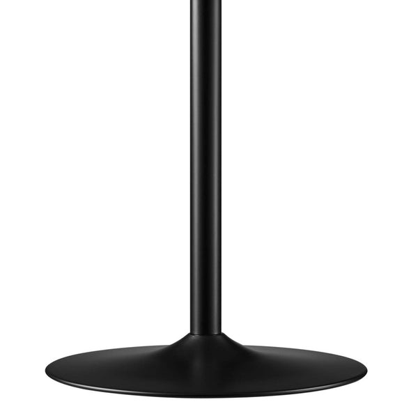 Modway Furniture Amuse 40" Round Dining Table - Modern Mid-Century Pedestal Design for Stylish Dining Spaces Black Walnut EEI-6249-BLK-WAL