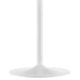 Modway Furniture Amuse 40" Dining Table White White 39.5 x 39.5 x 29.5