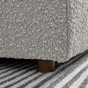 Modway Furniture Commix Overstuffed Boucle Fabric Armless Chair - Luxurious Comfort for Modern Living Spaces Light Gray EEI-6257-LGR