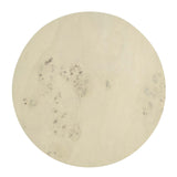 Modway Furniture Cosmos 16" Round Burl Wood Side Table Bleached Burl 16 x 16 x 20.5