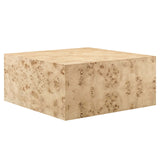 Modway Furniture Cosmos 36" Square Burl Wood Coffee Table Natural Burl 36 x 36 x 16