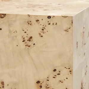 Modway Furniture Cosmos 36" Square Coffee Table - Modern Burl Wood Design with Unique Patterns for Timeless Elegance Natural Burl EEI-6272-NAB