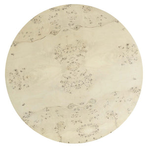 Modway Furniture Cosmos 35" Round Burl Wood Coffee Table - Contemporary Design for Modern Living Spaces and Durability Bleached Burl EEI-6274-BLB