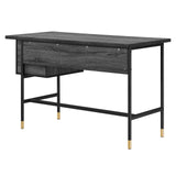 Modway Furniture Nexus Office Desk Black Charcoal 23.5 x 47 x 29.5