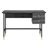 Modway Furniture Nexus Office Desk Black Charcoal 23.5 x 47 x 29.5