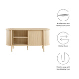 Modway Furniture Cadence Sideboard Oak 17.5 x 63 x 30