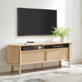 Modway Furniture Cadence 71" TV Stand Oak 15.5 x 71 x 24.5