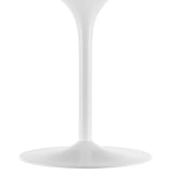 Modway Furniture Pursuit 40" Dining Table White White 39.5 x 39.5 x 29.5