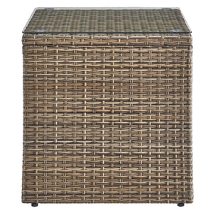 Modway Furniture Convene 3-Piece Outdoor Patio Furniture Set - Stylish, Weather-Resistant Rattan with Cushions & Table Cappuccino Gray EEI-6327-CAP-GRY