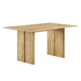 Modway Furniture Amistad 60" Wood Dining Table Oak 36 x 60 x 30