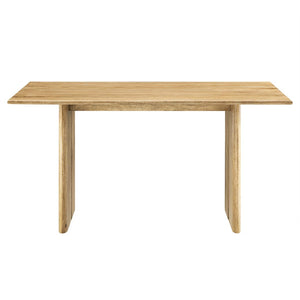 Modway Furniture Amistad 60" Rectangular Wood Dining Table - Handcrafted Mango Wood with Modern Farmhouse Charm Oak EEI-6338-OAK
