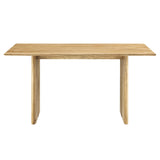 Modway Furniture Amistad 60" Wood Dining Table Oak 36 x 60 x 30