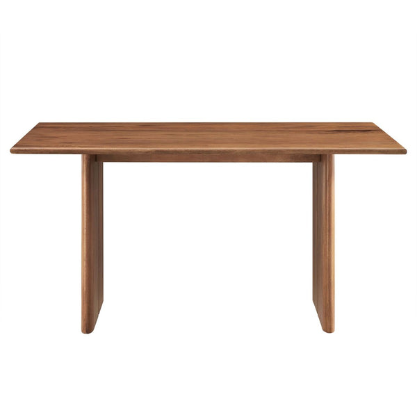 Modway Furniture Amistad 60" Rectangular Wood Dining Table - Handcrafted Mango Wood with Modern Farmhouse Charm Walnut EEI-6338-WAL