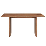 Modway Furniture Amistad 60" Wood Dining Table Walnut 36 x 60 x 30