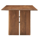 Modway Furniture Amistad 72" Dining Table Walnut 38 x 72 x 30