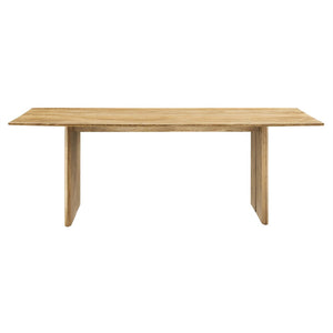 Modway Furniture Amistad 86" Mango Wood Dining Table - Rustic Modern Design for Family Gatherings and Dining Events Oak EEI-6340-OAK