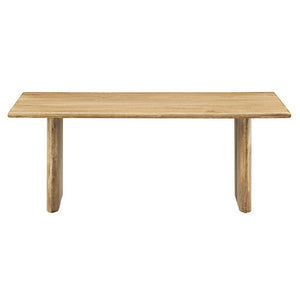 Modway Furniture Amistad Wood Coffee Table - Handcrafted Mango Wood for Rustic Charm and Modern Farmhouse Style Oak EEI-6341-OAK