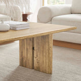 Modway Furniture Amistad Wood Coffee Table Oak 26 x 44 x 16.5