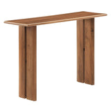 Modway Furniture Amistad Wood Console Table Walnut 14 x 46 x 30