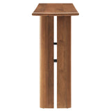 Modway Furniture Amistad Wood Console Table Walnut 14 x 46 x 30