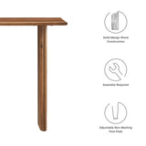 Modway Furniture Amistad Wood Console Table Walnut 14 x 46 x 30