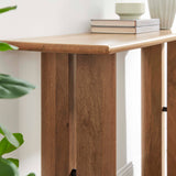 Modway Furniture Amistad Wood Console Table Walnut 14 x 46 x 30