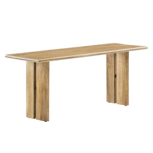 Modway Furniture Amistad 46" Wood Bench Oak 15 x 46 x 18.5