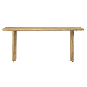 Modway Furniture Amistad 46" Mango Wood Bench - Modern Farmhouse Design for Versatile Seating & Home Décor Solutions Oak EEI-6343-OAK